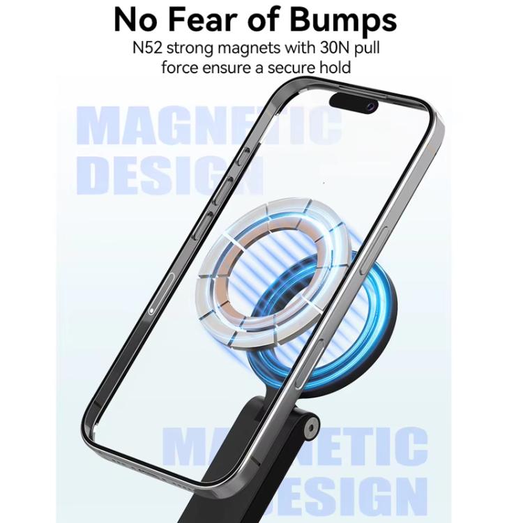 TELESIN P1-HSS-02 Magnet Version Remote Control Travel Photo Cell Phone Holder Desktop Fixed Lazy Magnetic Holder - Desktop Holder by TELESIN | Online Shopping South Africa | PMC Jewellery | Buy Now Pay Later Mobicred