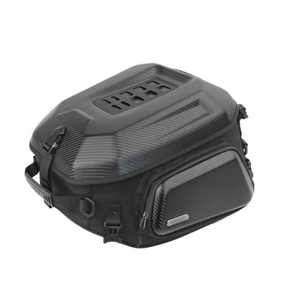 Rhinowalk MT2335 23L-35L Expandable Large-capacity EVA Hard Shell Motorcycle Tail Bag(Carbon Fiber) - free shipping - PMC Jewellery - Order now!