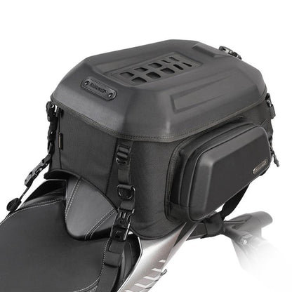 Rhinowalk MT2335 23L-35L Expandable Large-capacity EVA Hard Shell Motorcycle Tail Bag(Carbon Fiber) - free shipping - PMC Jewellery - Order now!