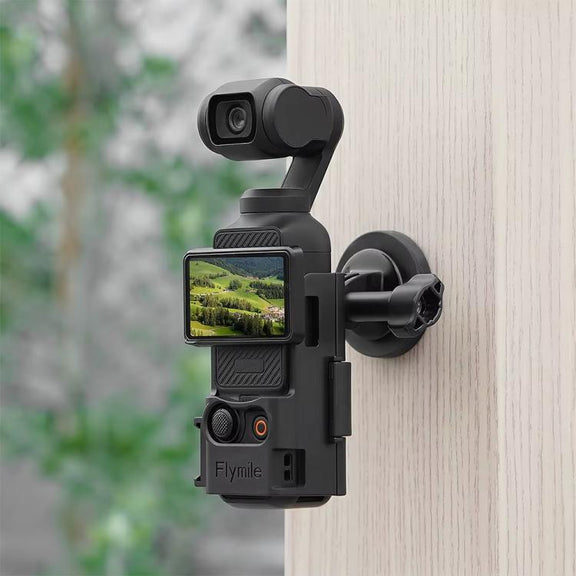 4pcs /Set For DJI Osmo Pocket 3 Flymile Magnetic Bracket Fixed Base Back Clip Adapter Bezel Accessories
