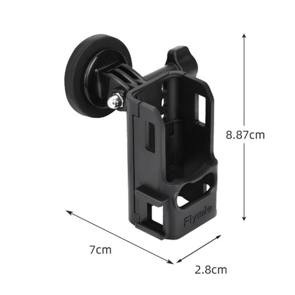 4pcs /Set For DJI Osmo Pocket 3 Flymile Magnetic Bracket Fixed Base Back Clip Adapter Bezel Accessories