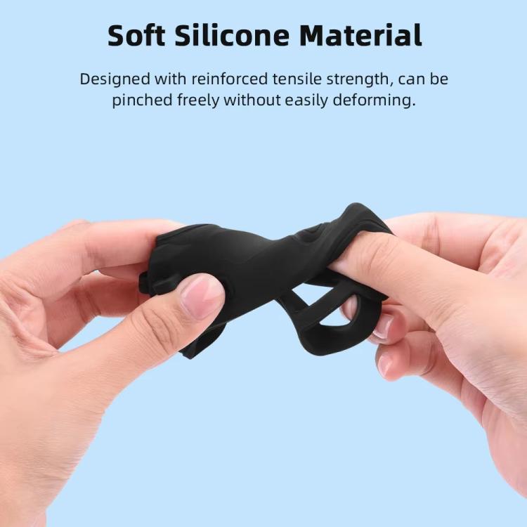 For DJI Osmo Action 3 / 4 / 5 Pro Flymile Silicone Cover Sport Camera Lens Drop Cases(Gray) - free shipping - PMC TechLife - Order now!