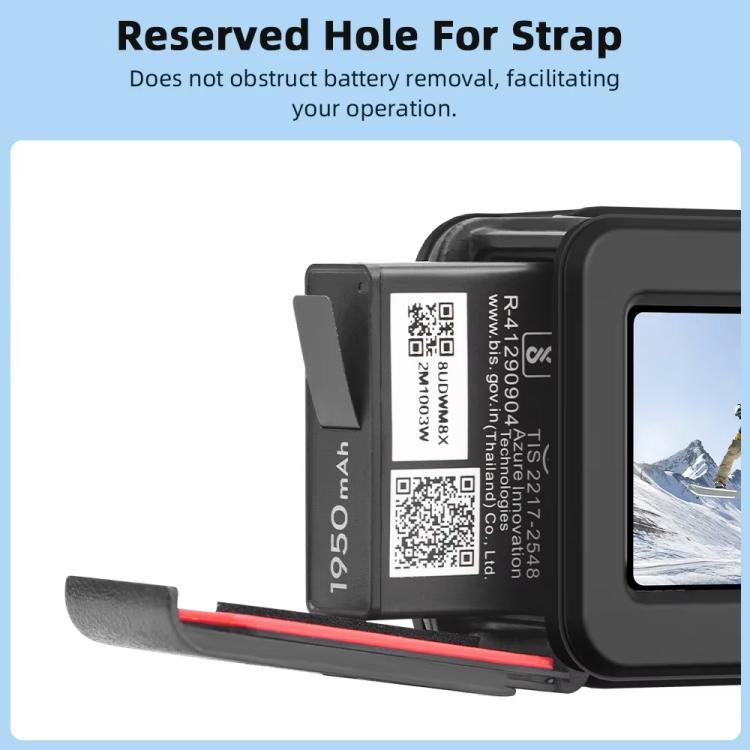 For DJI Osmo Action 3 / 4 / 5 Pro Flymile Silicone Cover Sport Camera Lens Drop Cases(Gray) - free shipping - PMC TechLife - Order now!