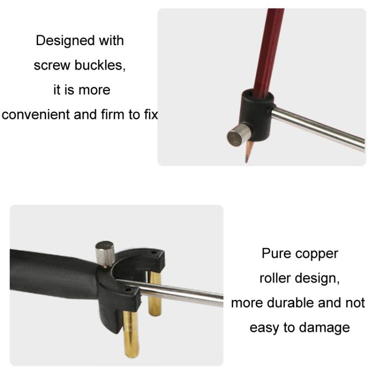 Fender Parallel Marking Tool Automotive Sheet Metal Dent Repair Tool(Black) - Sheet Metal Tools by PMc TechLife | Online Shopping South Africa | PMc TechLife | Buy Now Pay Later Mobicred