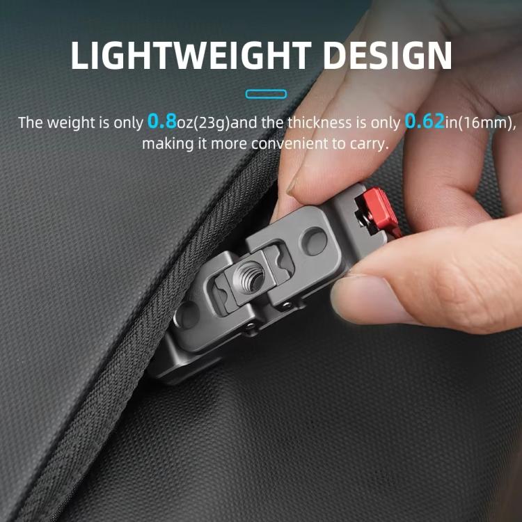 For Insta360 GO 3 / 3S Flymile Magnetic Metal Quick Release Base Sports Camera Adapter Bracket(Tarnish) - free shipping - PMC TechLife - Order now!