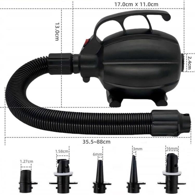 GLD-318 High Power 600W Electrical Inflatable Pump Tent Yoga Mat Inflator EU Plug - Inflatable Pump by PMc TechLife | Online Shopping South Africa | PMc TechLife | Buy Now Pay Later Mobicred