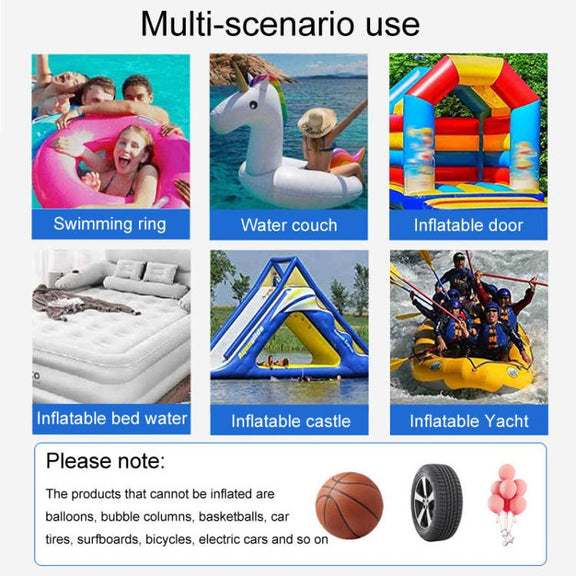 GLD-318 High Power 600W Electrical Inflatable Pump Tent Yoga Mat Inflator US Plug