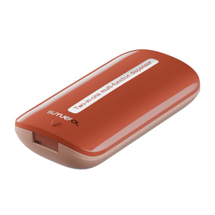 Lightweight Pill Cutter Box Portable Tablet Cutting Dispensing Pill Box(Caramel Brown) - free shipping - PMC TechLife - Order now!