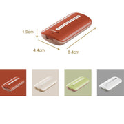 Lightweight Pill Cutter Box Portable Tablet Cutting Dispensing Pill Box(Matcha Green)