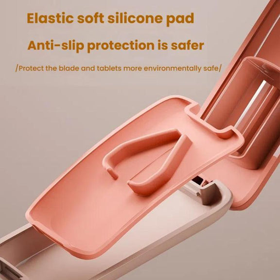 Lightweight Pill Cutter Box Portable Tablet Cutting Dispensing Pill Box(Matcha Green)