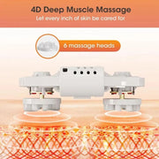 Z5 Dual-frequency Red Light Constant Temperature Hot Compress Foot Massager, Spec: US Plug(Light Green)