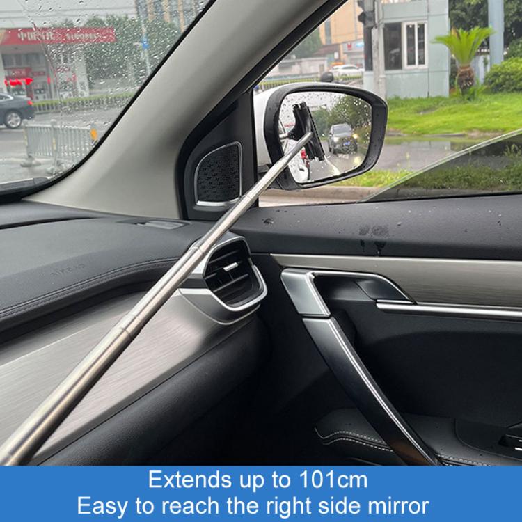 Retractable Windshield Cleaning Brush Scrubbing And Defogging 3 In 1 Car Wash Kit(Blue) - Car washing supplies by PMC Jewellery | Online Shopping South Africa | PMC Jewellery | Buy Now Pay Later Mobicred