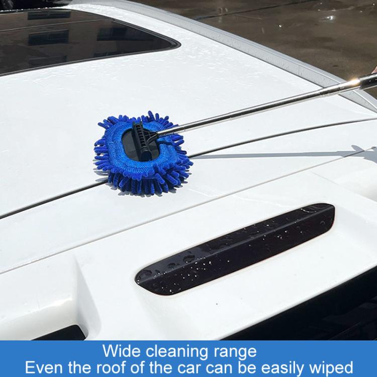 Retractable Windshield Cleaning Brush Scrubbing And Defogging 3 In 1 Car Wash Kit(Blue) - Car washing supplies by PMC Jewellery | Online Shopping South Africa | PMC Jewellery | Buy Now Pay Later Mobicred