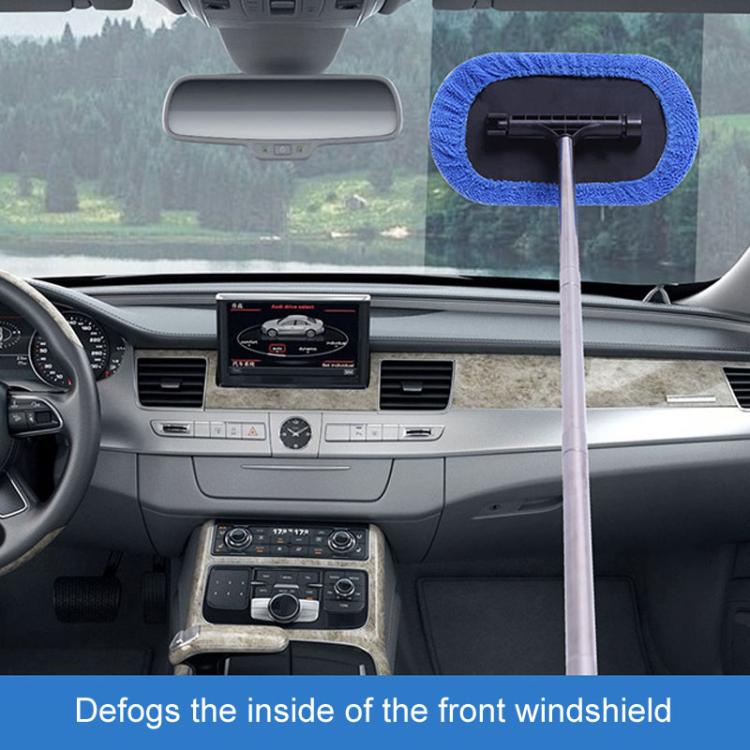 Retractable Windshield Cleaning Brush Scrubbing And Defogging 3 In 1 Car Wash Kit(Blue) - Car washing supplies by PMC Jewellery | Online Shopping South Africa | PMC Jewellery | Buy Now Pay Later Mobicred