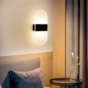 Magnetic Acrylic Smart Induction Night Light Rechargeable Wall Lamp Bedroom Bedside Lamp White Arc White Light