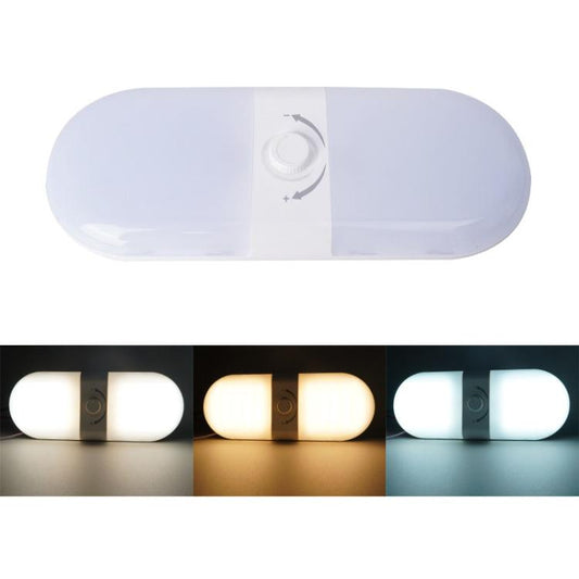 12-24V RV Light 180 LEDs 3-Color Temperature Dimmable Roof Light FC02 - free shipping - PMC Jewellery - Order now!