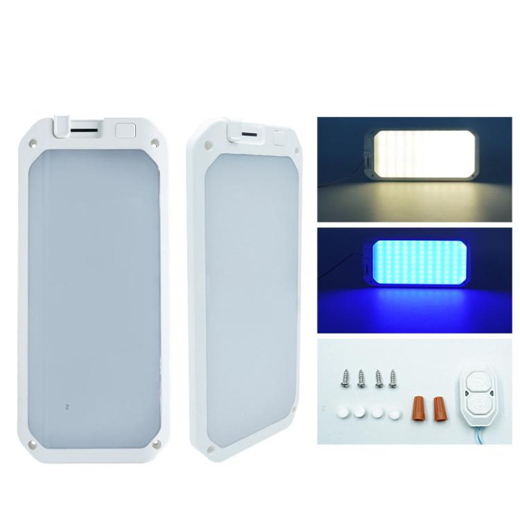 12-30V RV Light 198 LEDs 3-Color Temperature Dimmable Roof Light, Color: Yellow White Light With Remote - Dome Lights by PMc TechLife | Online Shopping South Africa | PMc TechLife | Buy Now Pay Later Mobicred