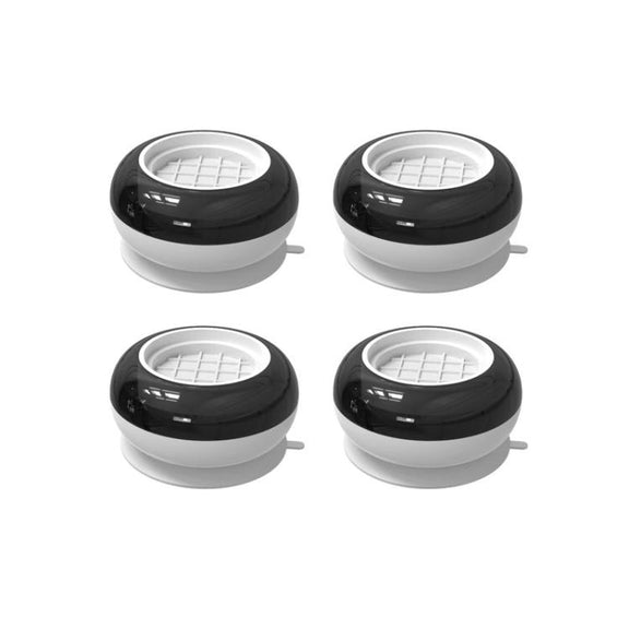 4pcs /Set Washing Machine Foot Pads Heightened Base for Refrigerators Furniture(White)