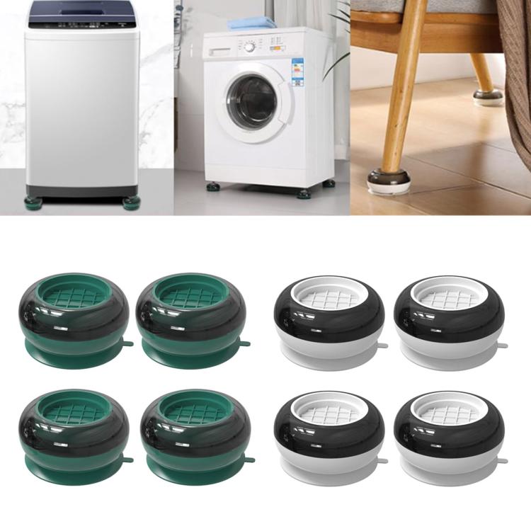 4pcs /Set Washing Machine Foot Pads Heightened Base for Refrigerators Furniture(Green)
