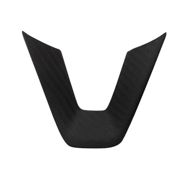 For Tesla Model 3 Car Modification Interior Carbon Fiber Steering Wheel Patch, Style: Matte - Car Interior Mouldings by PMc TechLife | Online Shopping South Africa | PMc TechLife | Buy Now Pay Later Mobicred