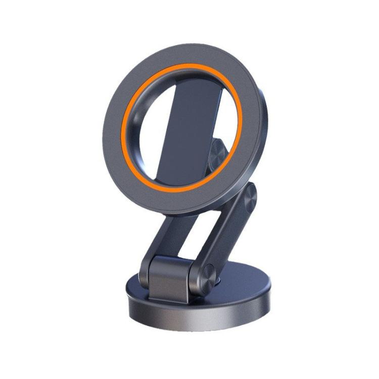 JK-319 Universal Foldable Car Cell Phone Holder Car Dashboard Rotating Magnetic Navigation Mount(Black) - Universal Car Holders by PMc TechLife | Online Shopping South Africa | PMc TechLife | Buy Now Pay Later Mobicred
