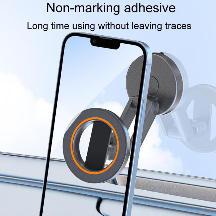 JK-319 Universal Foldable Car Cell Phone Holder Car Dashboard Rotating Magnetic Navigation Mount(Black) - Universal Car Holders by PMc TechLife | Online Shopping South Africa | PMc TechLife | Buy Now Pay Later Mobicred