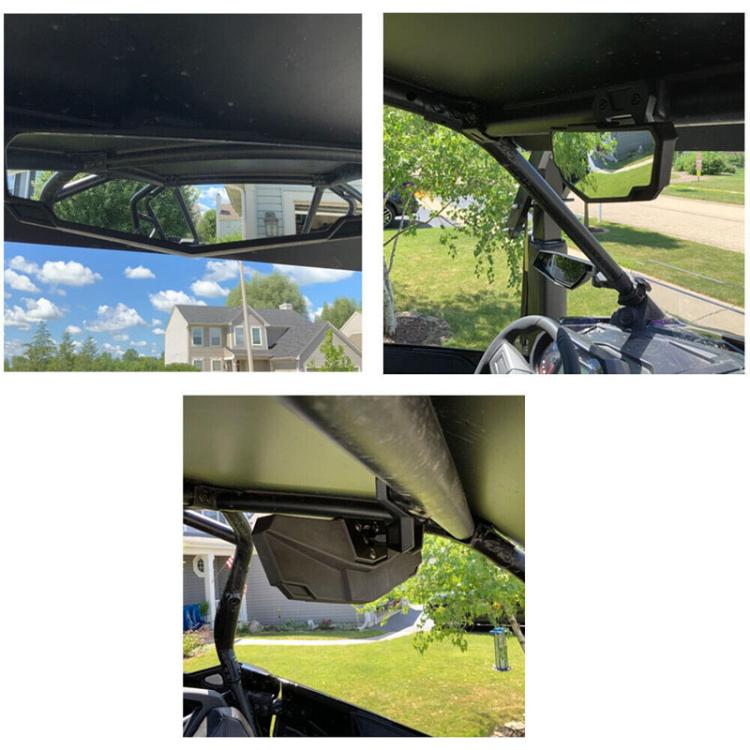 For Polaris 2020 - 2023 RZR PRO XP / 4  UTV Tuning Center Rearview Mirror - Side Mirrors by PMc TechLife | Online Shopping South Africa | PMc TechLife | Buy Now Pay Later Mobicred