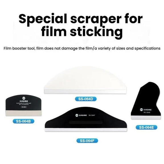 SUNSHINE SS-064F Mobile Phone Tablet PCs Protective Film Scraper Hydrogel Film Screen Scraper Card
