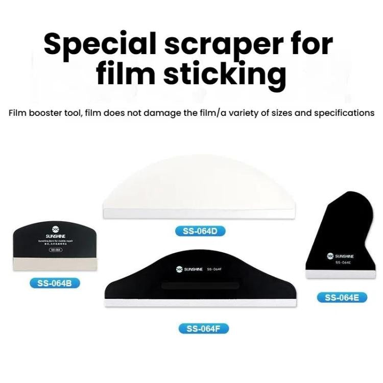 SUNSHINE SS-064E Mobile Phone Tablet PCs Protective Film Scraper Hydrogel Film Screen Scraper Card