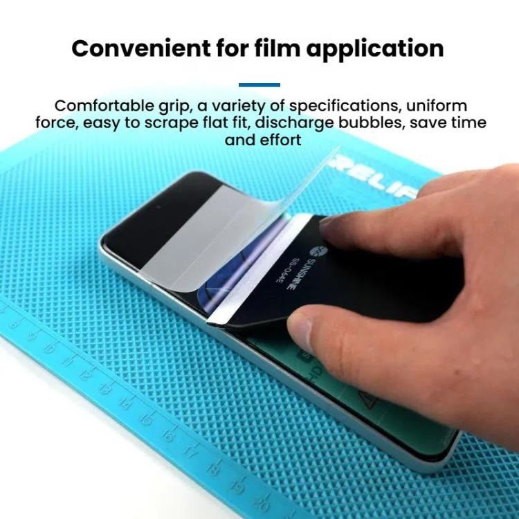 SUNSHINE SS-064B Mobile Phone Tablet PCs Protective Film Scraper Hydrogel Film Screen Scraper Card
