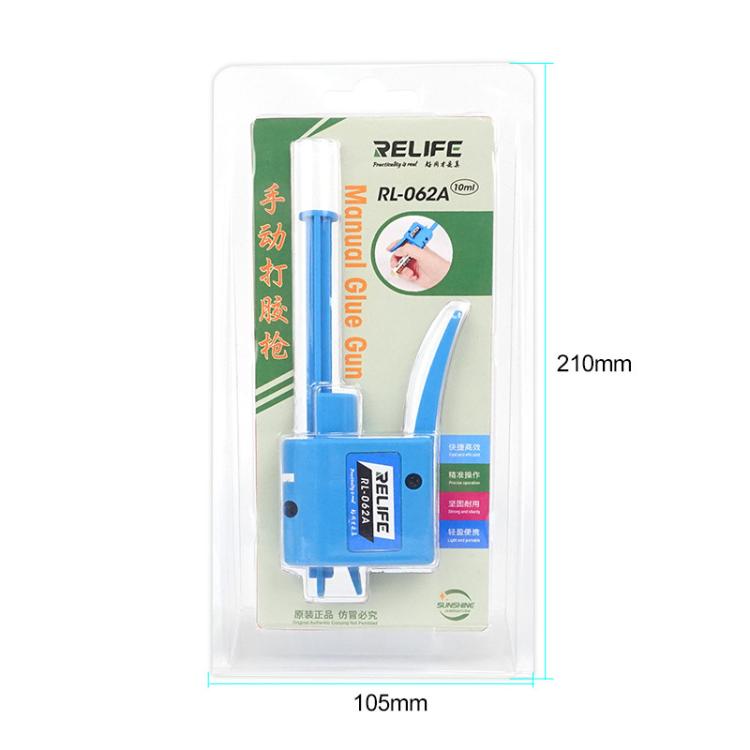 RELIFE RL-062A 10CC Manual Glue Tapper Cell Phone Repair Motherboard Soldering Oil Syringe Booster Tin Paste Syringe Pusher - free shipping - PMC Jewellery - Order now!