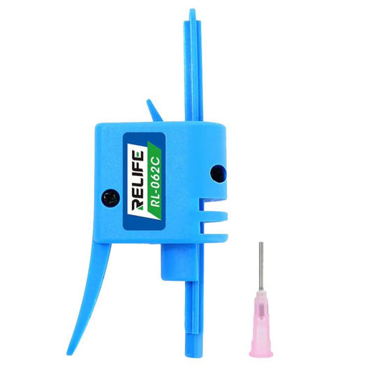 RELIFE RL-062C 3-5CC Manual Glue Tapper Cell Phone Repair Motherboard Soldering Oil Syringe Booster Tin Paste Syringe Pusher - free shipping - PMC Jewellery - Order now!