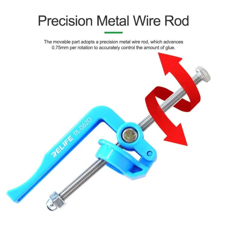 RELIFE RL-062D 5-10CC Manual Glue Tapper Cell Phone Repair Motherboard Soldering Oil Syringe Booster Tin Paste Syringe Pusher - free shipping - PMC Jewellery - Order now!