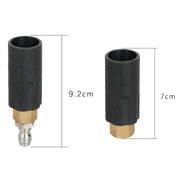 Universal High Pressure Spray Adjustable Nozzle Washer Cleaning Parts, Connector: 1/4 Quick Plug