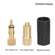 Universal High Pressure Spray Adjustable Nozzle Washer Cleaning Parts, Connector: Inner Wire M1/4