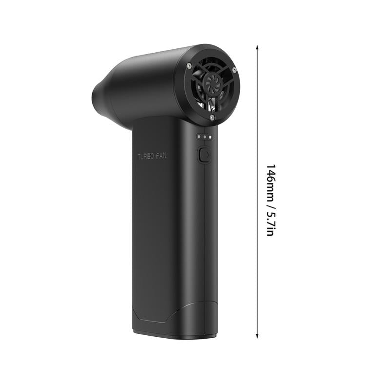 X5 130000 RPM High Speed Motor Dust Blowing Handheld Fan Mini Outdoor Camping Fire Blower(Black) - free shipping - PMc TechLife - Order now!