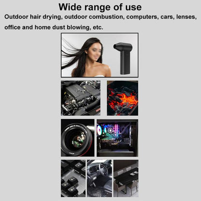 X5 130000 RPM High Speed Motor Dust Blowing Handheld Fan Mini Outdoor Camping Fire Blower(White) - Car washing supplies by PMC Jewellery | Online Shopping South Africa | PMC Jewellery | Buy Now Pay Later Mobicred
