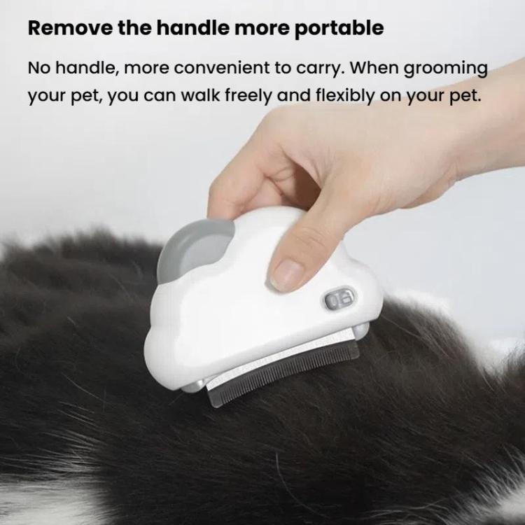 3-in-1 Pet Grooming Comb Sticky Roller for Cats and Dogs, Removes Loose Hair, Detangles, Spec: Large Curved