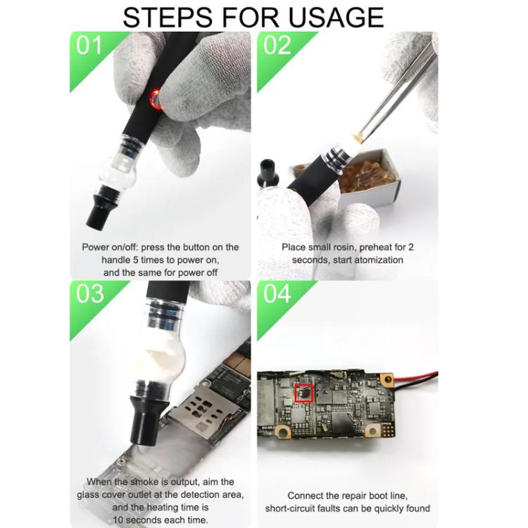 RELIFE Cell Phone Repair Rosin Fogging Pen Motherboard Short Circuit Detection No Soldering Iron Flux Fogging(Black) - free shipping - PMC Jewellery - Order now!
