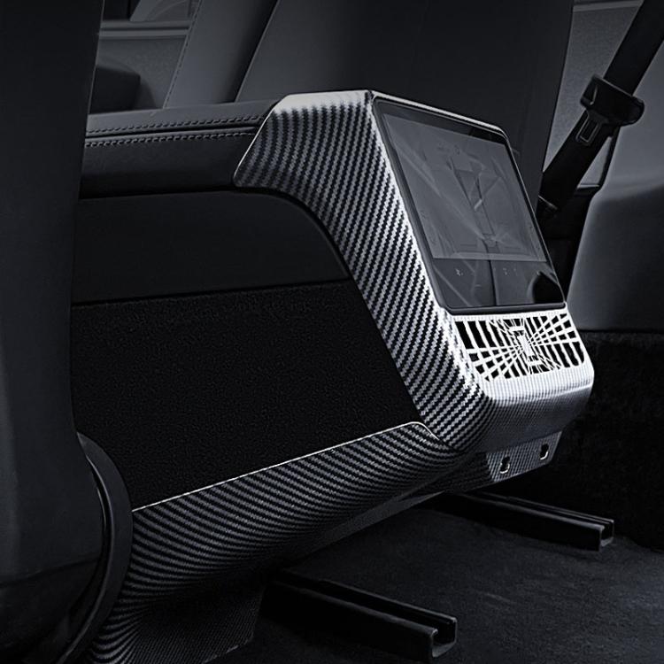 For Tesla New Model 3 / Y Car Rear Air Conditioning Vent Protection Frame, Style: Matte Black - Car Interior Mouldings by PMc TechLife | Online Shopping South Africa | PMc TechLife | Buy Now Pay Later Mobicred
