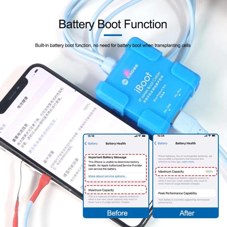 SUNSHINE iBoot A For iPhone Battery Power Supply Test Boot Cable Cell Phone Repair Boot Control Line - free shipping - PMC Jewellery - Order now!