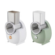 CY-661 3-in-1 Kitchen Multifunctional Roller Electric Vegetable Cutter, Spec: Green EU Plug