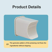CY-661 3-in-1 Kitchen Multifunctional Roller Electric Vegetable Cutter, Spec: White US Plug