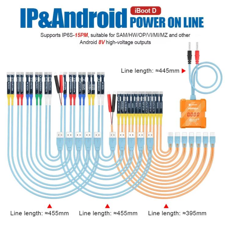 SUNSHINE iBoot D For iPhone Android Power Cable Mobile Phone Repair Tool Battery Power Test Boot Cable - free shipping - PMC Jewellery - Order now!