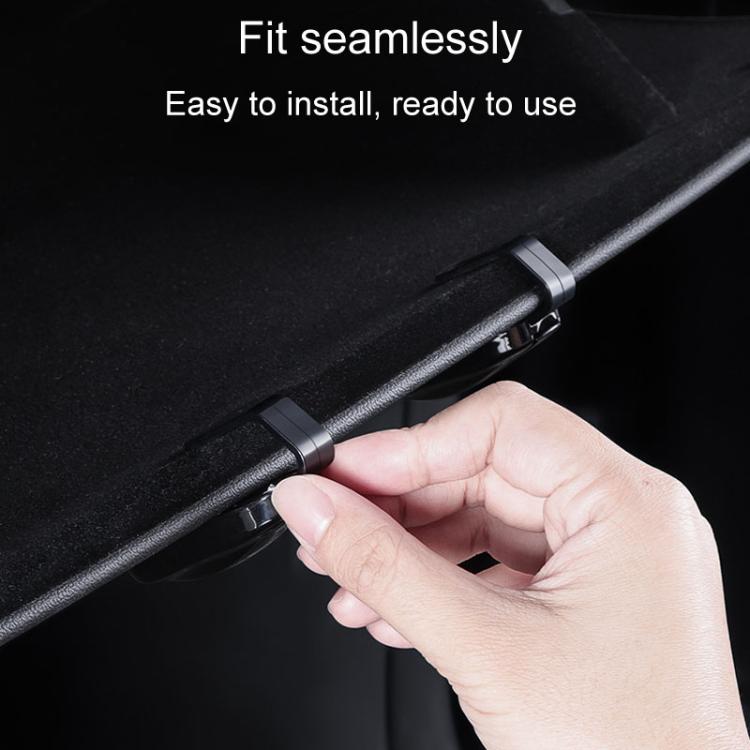 For Tesla Model 3 / Y 2022-2024 Passenger Concealed Glove Box Hook(Black) - Auto Fastener & Clips by PMc TechLife | Online Shopping South Africa | PMc TechLife | Buy Now Pay Later Mobicred