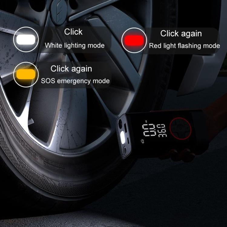 ATJ-004 Smart Wireless Digital Display Portable Car Tire Pump Multi-Function Inflator(Lithium Battery Model) - Inflatable Pump by PMc TechLife | Online Shopping South Africa | PMc TechLife | Buy Now Pay Later Mobicred