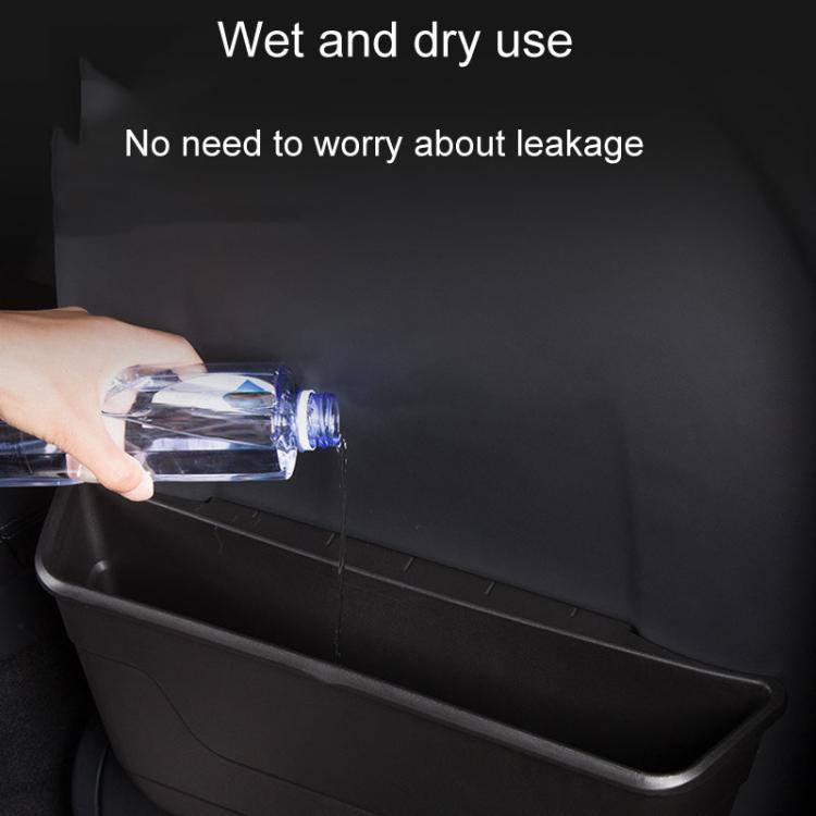 For Tesla Model 3 / Y Car Seat Rear Wet And Dry Storage Boxes - Stowing Tidying by PMc TechLife | Online Shopping South Africa | PMc TechLife | Buy Now Pay Later Mobicred