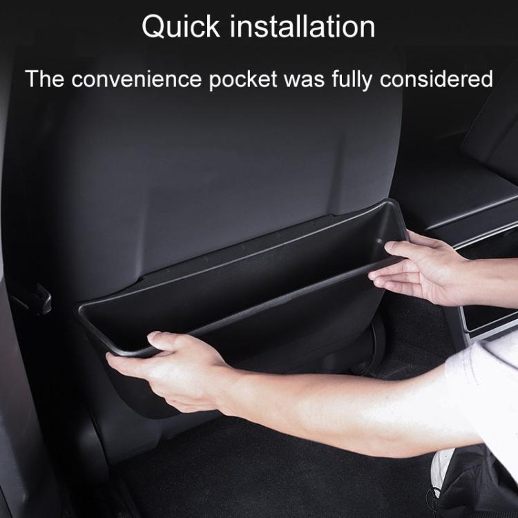 For Tesla New Model 3 Car Seat Rear Wet And Dry Storage Boxes - Stowing Tidying by PMc TechLife | Online Shopping South Africa | PMc TechLife | Buy Now Pay Later Mobicred