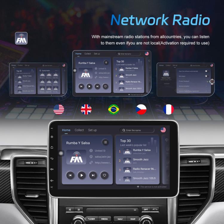 4+64G 10 Inch Android 13.0 Universal Player Car Reversing Center Control Integrated Machine(Standard) - Car MP3 & MP4 & MP5 by PMC Jewellery | Online Shopping South Africa | PMC Jewellery | Buy Now Pay Later Mobicred