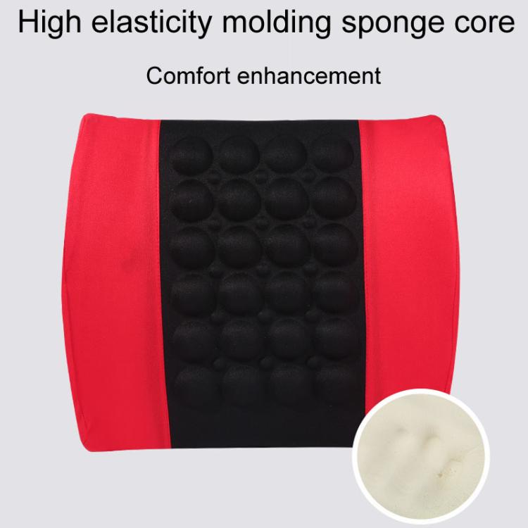 Automotive Universal Electrical Massage Lumbar Cushion Car Lumbar Support Pad(Black) - Seat Accessories by PMc TechLife | Online Shopping South Africa | PMc TechLife | Buy Now Pay Later Mobicred